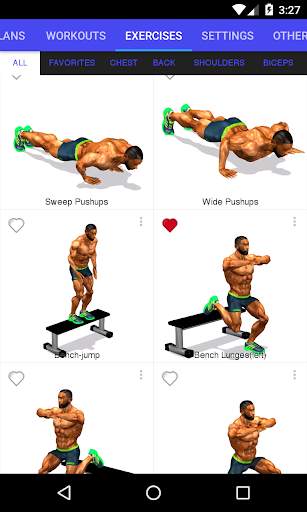 3D Home Workout(pushups,squats,situps,pullups) screenshot 2