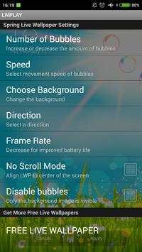 Spring Live Wallpaper screenshot 1