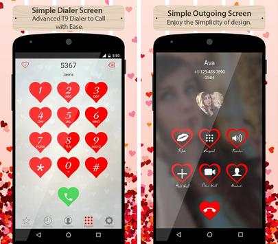 Love Caller Screen Phone Dialer screenshot 1