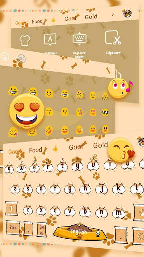 Cute dog keyboard screenshot 2