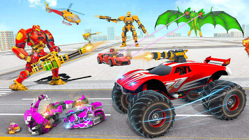 Police Truck - Robot Car Game screenshot 5