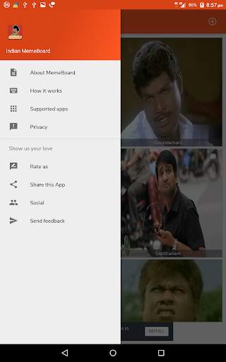 Meme Keyboard:GIF's,Memes for WhatsApp, Messenger. screenshot 10