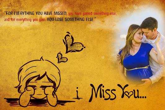 Miss you Photo Frame screenshot 6