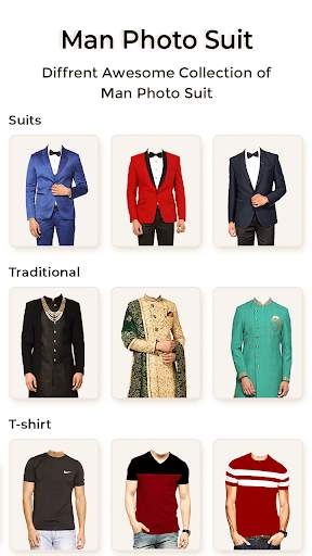 Man Suit Photo Editor screenshot 1