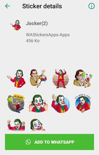 WAStickerApps-: Joker Sticker For WhatsApp screenshot 3