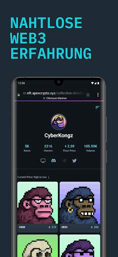 Opera Crypto Browser screenshot 3