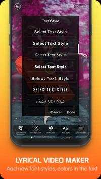 Lyrical Photo Video Maker with Music screenshot 3