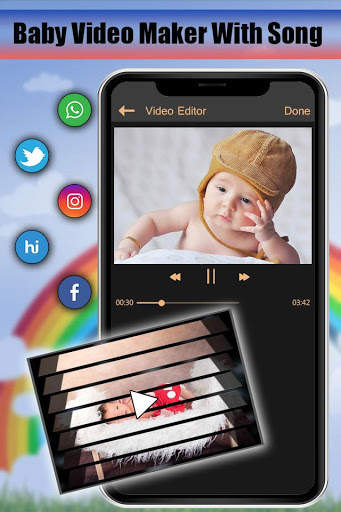 Baby Video Maker With Song screenshot 1