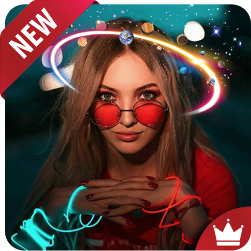 Light Crown Photo Editor - Neon Horns Devil icon