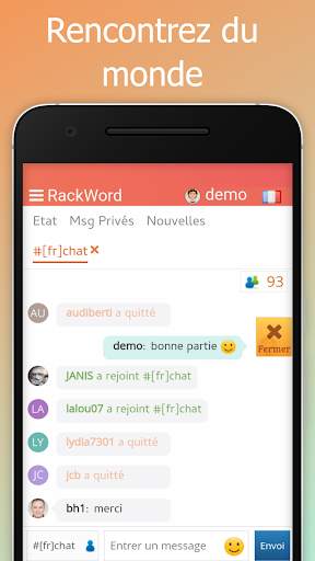 Rackword- Jeu de mots en ligne screenshot 6