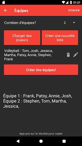 Randomizer  Générateur de choix aléatoire screenshot 3