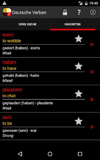 Deutsche Verben screenshot 6