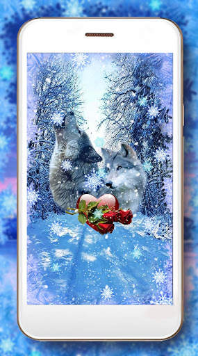 Wolf Love Live Wallpaper screenshot 2