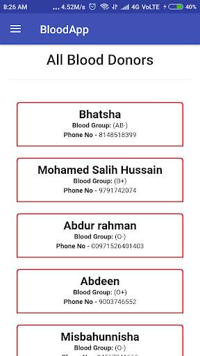 Keelai Blood App screenshot 1