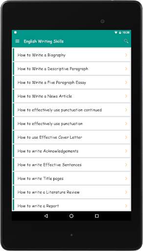 English Writing Skills screenshot 8