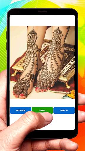 Foot Feet Leg Mehndi Designs Idea screenshot 5
