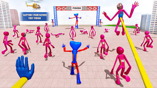 Poppy Rope Hero Stickman Games screenshot 4