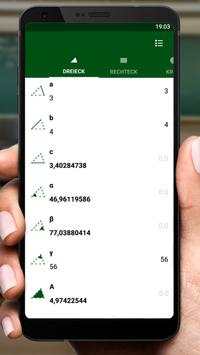 Geometrie Rechner screenshot 1