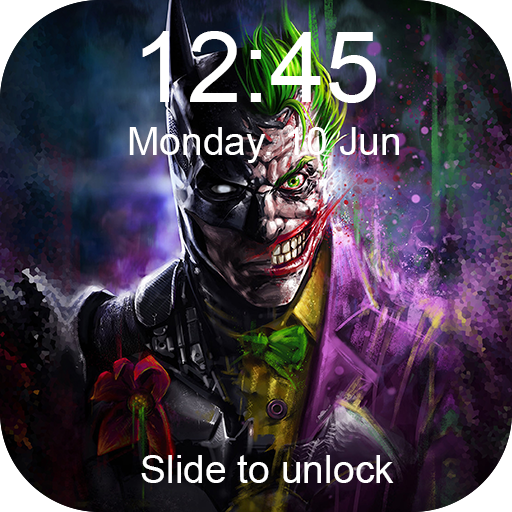 Joker Lock Screen &amp; Wallpapers أيقونة