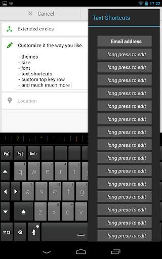 Thumb Keyboard screenshot 13