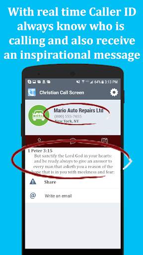 Bible Caller ID App - Bible Verses On Your Phone screenshot 1
