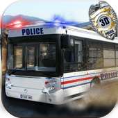 Staf polisi Bus Angkutan 3D logo
