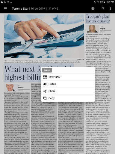 Toronto Star ePaper Edition screenshot 4