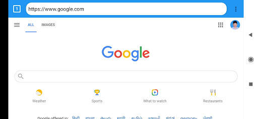 Indian Browser screenshot 1