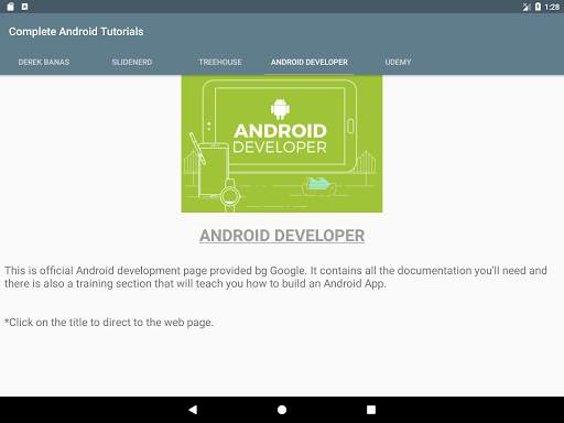 Complete Android Tutorials скриншот 15