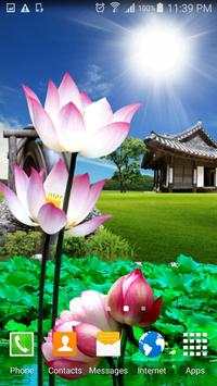 Lotus live wallpaper screenshot 1