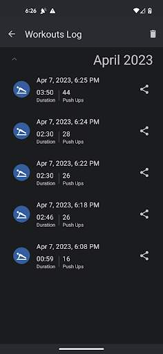 Push Ups Counter and Timer screenshot 2