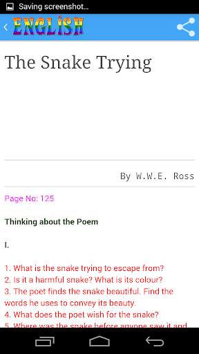 Class 9 English Solutions screenshot 8
