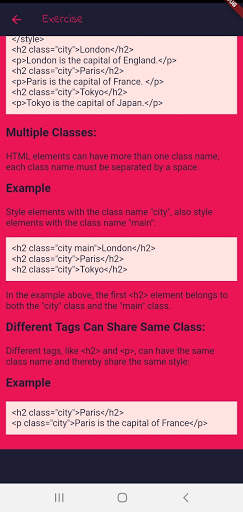Html Programming App 5 تصوير الشاشة