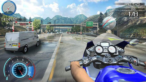 Racing Moto 3D screenshot 3