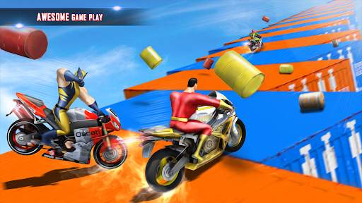 Superhero Bike Games Stunts screenshot 5