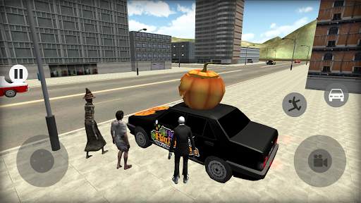Car Halloween Simulation - Happy Halloween स्क्रीनशॉट 3