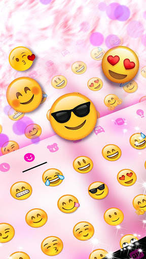 Pink Paris Tower Keyboard Tema screenshot 3
