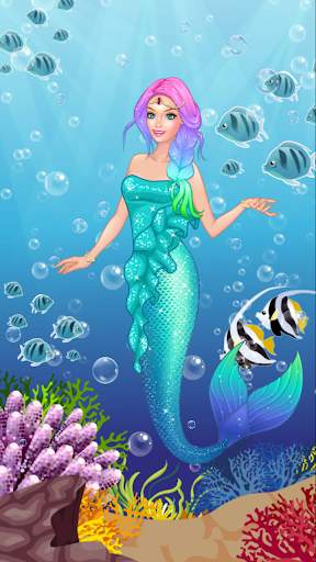 Mermaid Salon Dress Up - Stylist Games screenshot 1