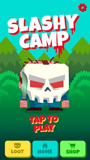 Slashy Camp - Endless Runner! screenshot 1