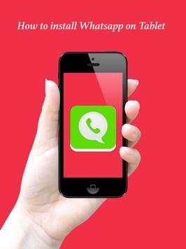 Guide whatsapp for tablet screenshot 2