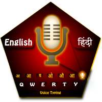 Voice keyboard and Hindi English typing icon