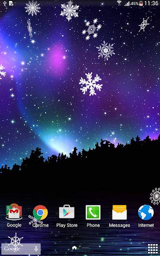 Winter Night Wallpaper screenshot 7