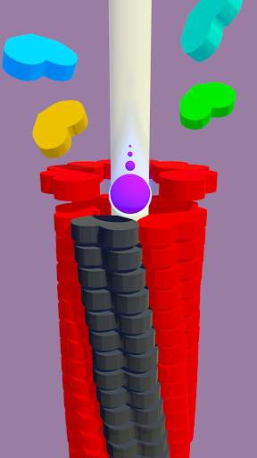 Spiral Tumpukan Permainan bola screenshot 1