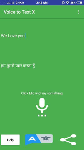 Voice to Text X (For whatsapp, fb, gmail,etc) screenshot 7
