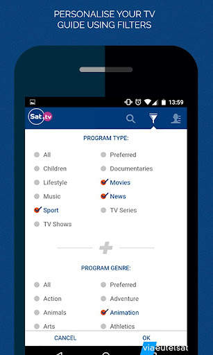 Free-to-air TV guide, Eutelsat/Nilelsat & HOTBIRD screenshot 4