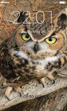 Owl Lock Wallpaper screenshot 4