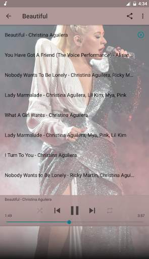 Christina Aguilera Free Album Offline screenshot 2