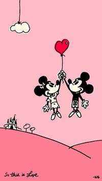 Mickey and Minnie Wallpaper 7 تصوير الشاشة