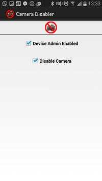 Camera Disabler screenshot 1