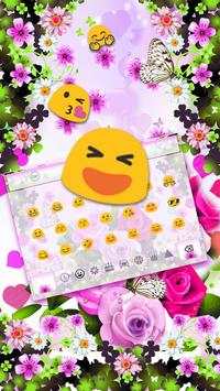 Rose Flowers Keyboard screenshot 3